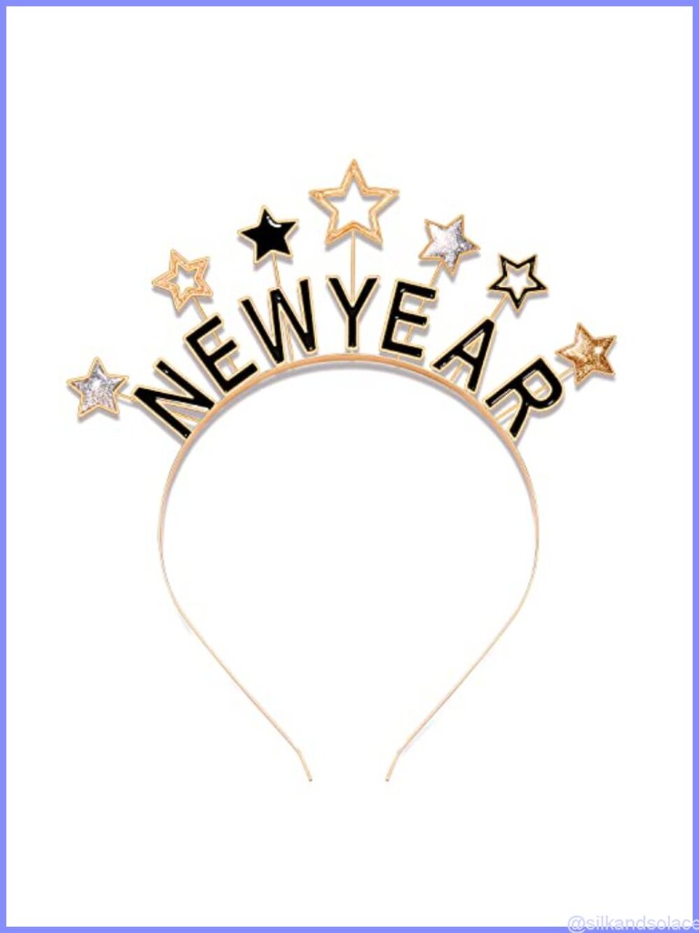 Happy New Year Headbands Star Hairbands Holiday Party Accessory